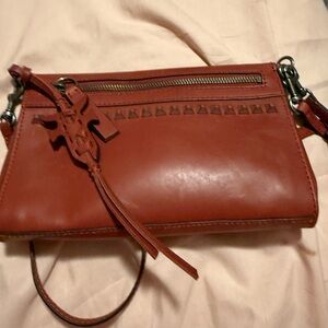 Frye Brown Leather Clutch